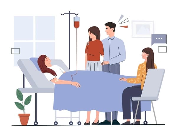 VISITA AL HOSPITAL.Reflexión.